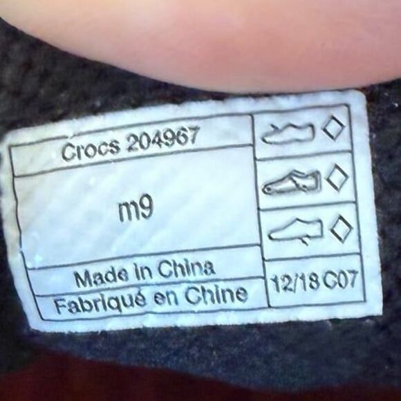 Crocs 204967 LiteRide Pacer Mens Size 9 M Lace Up Comfort Sneaker Shoes - Picture 8 of 8